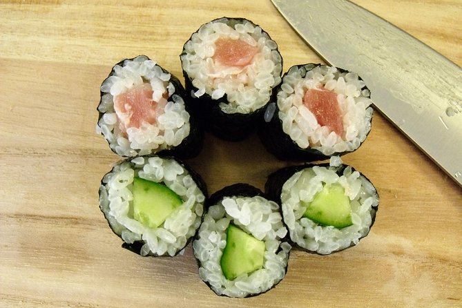 3-Hour Small-Group Sushi Making Class in Tokyo - Making tamagoyaki before the sushi assembly