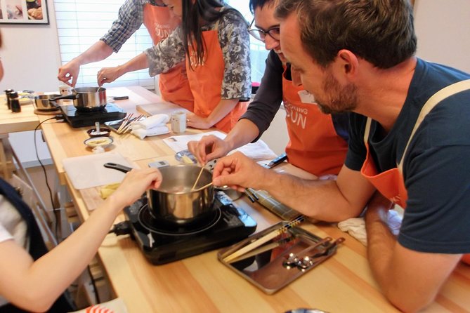 3-Hour Small-Group Sushi Making Class in Tokyo - The opening lesson: dashi, miso, and Japanese seasonings