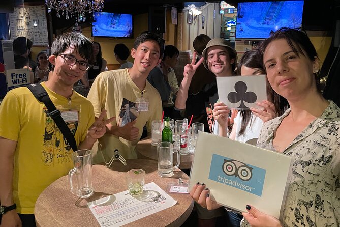 3-Hour Tokyo Pub Crawl Nightlife Welcome Guided Tour in Shibuya - Stop two: Standing Bar Drum Can Shibuya