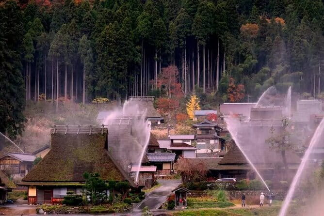 Amanohashidate & Ine Funaya Sightseeing Full Day Trip from Kyoto - Funayanosato Park gives you the big bay view