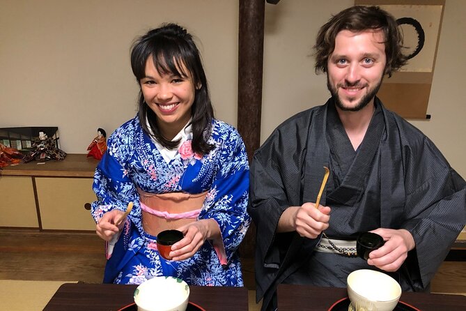 An Amazing set of Cultural experience: Kimono, Tea Ceremony and Calligraphy - A tea ceremony you actually take part in