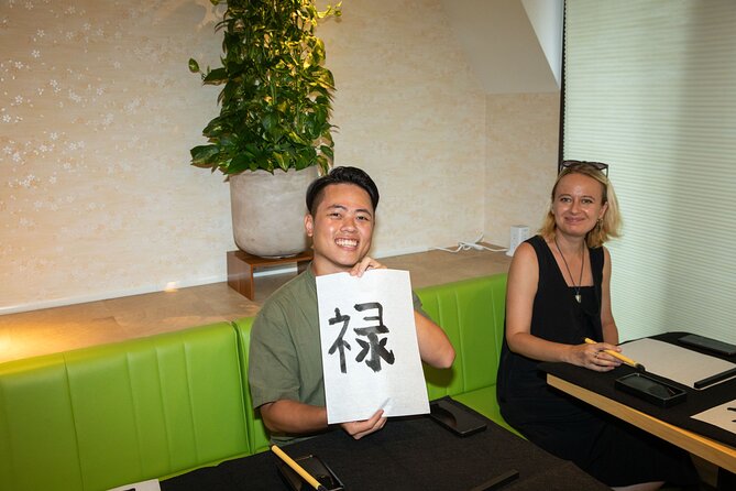 Asakusa Calligraphy Workshop Craft Your Own Art in Tokyo - Choosing Characters for Your Finished Artwork