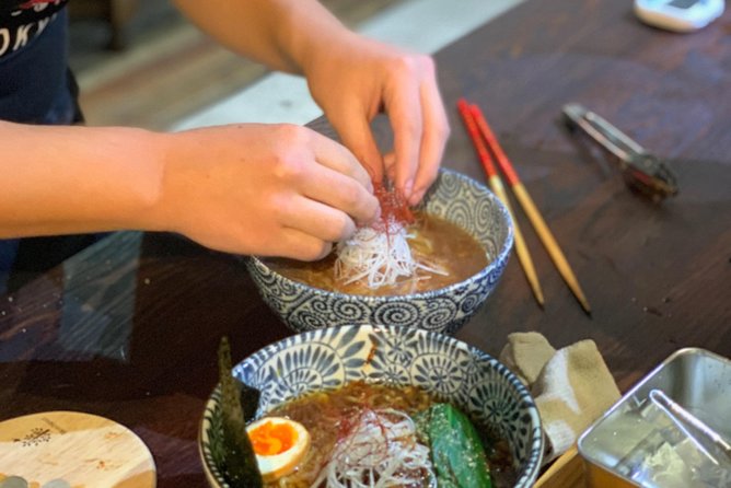 Asakusa Classic Ramen & Crispy Gyoza Cooking Class - A full meal at the end