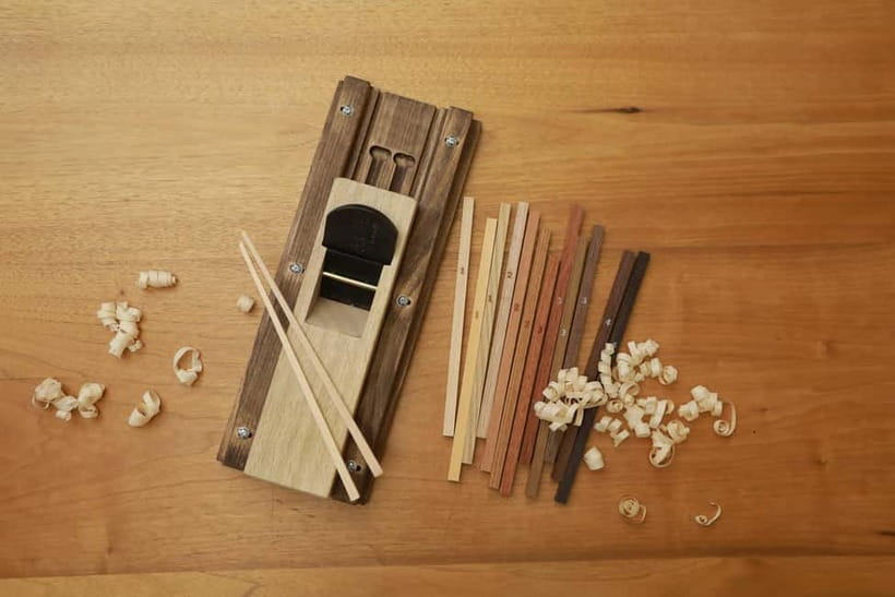 Chopstick Making Workshop in Ginza - Sanding the tips and corners