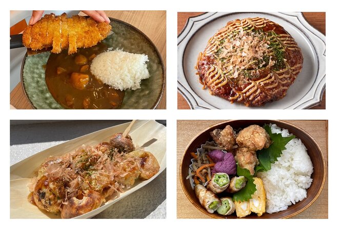 Cooking Ramen&Gyoza/KatsuCurry/Bento/Okonomiyaki+Store Tour@Osaka - Key points at a glance