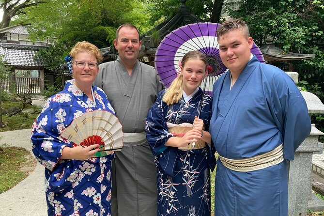Cultural Activities :Kimono, tea ceremony, Calligraphy and Amulet - Arriving at 300-year-old Tokuju-ji Temple