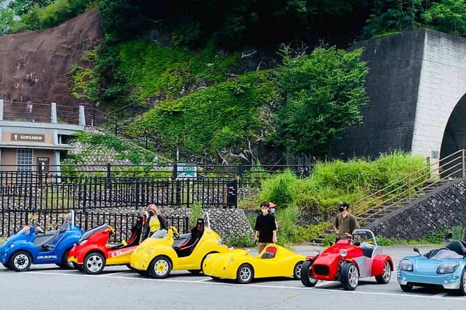 Cute & Fun E-Car tour following guide around Lake Kawaguchiko - Kawaguchiko Bridge and the final Fuji view