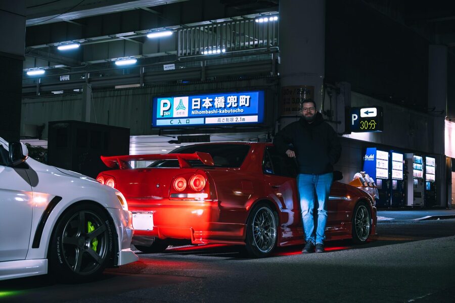 Daikoku: R34 Skyline Night Private JDM Daikoku Experience - Umihotaru adds a different kind of night view