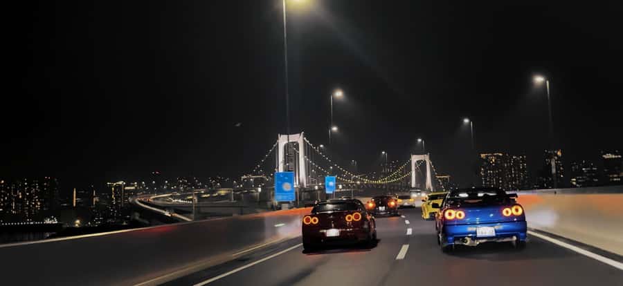 Daikoku & Tokyo Private JDM Tour by 700HP R34 GT-R - Why the R34 GT-R changes the whole outing