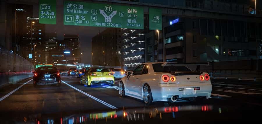 Daikoku & Tokyo Private JDM Tour by 700HP R34 GT-R - A PIT Autobacs is more than a quick shopping stop