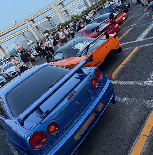 EVO, WRX, Skyline – JDM Night Run to Daikoku Car Meet - Wangan Expressway: the fast part of the evening