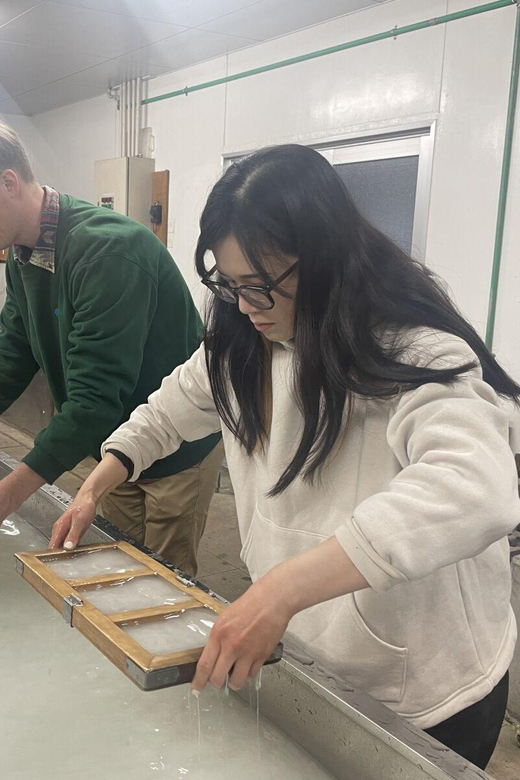 From Kanazawa: Shirakawa-go, Gokayama and Wood Carving Art - Making washi paper with your own hands