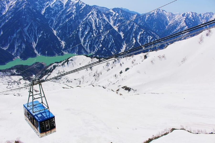 From Nagano: Tateyama-Kurobe Alpine Route - Kurobe Dam and the first mountain crossing