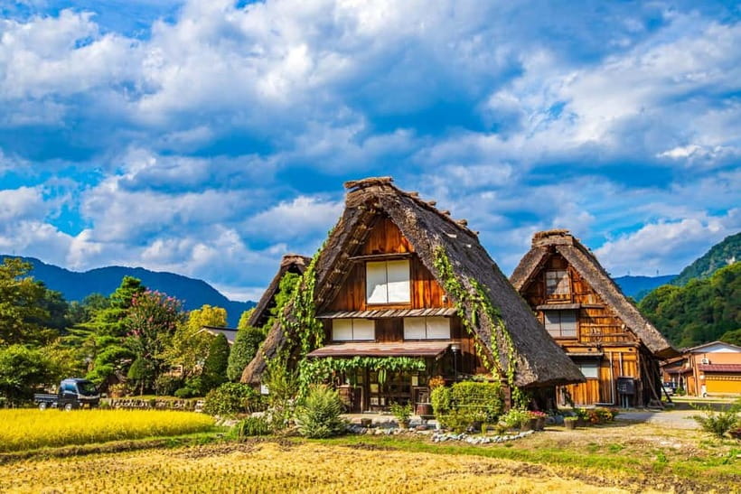 From Nagoya: Hida Takayama & Shirakawa-go Tour w/Opt. Lunch - Shirakawa-go and its famous gassho roofs