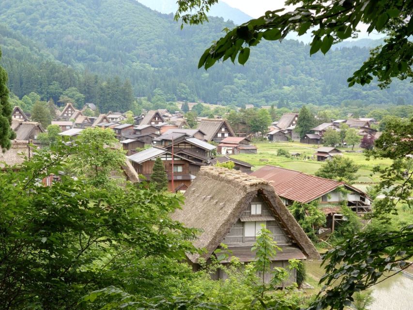 From Takayama: Guided Day Trip to Takayama and Shirakawa-go - Walking down through rice paddies and village streets