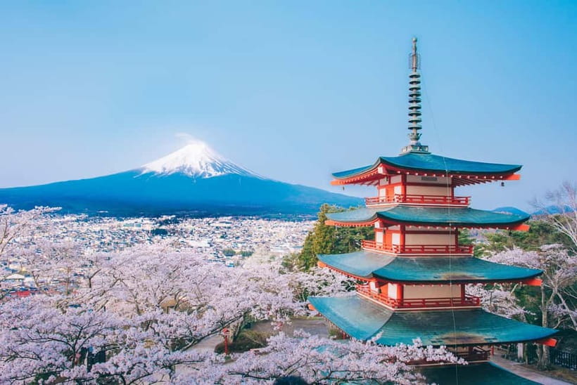 From Tokyo: Must-Visit Mount Fuji Highlight Full-Day Tour - Arakurayama Sengen Park and the famous pagoda view