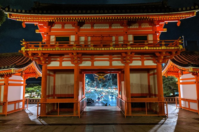 Gion Night Walking Tour - Yasaka Shrine beneath the lanterns