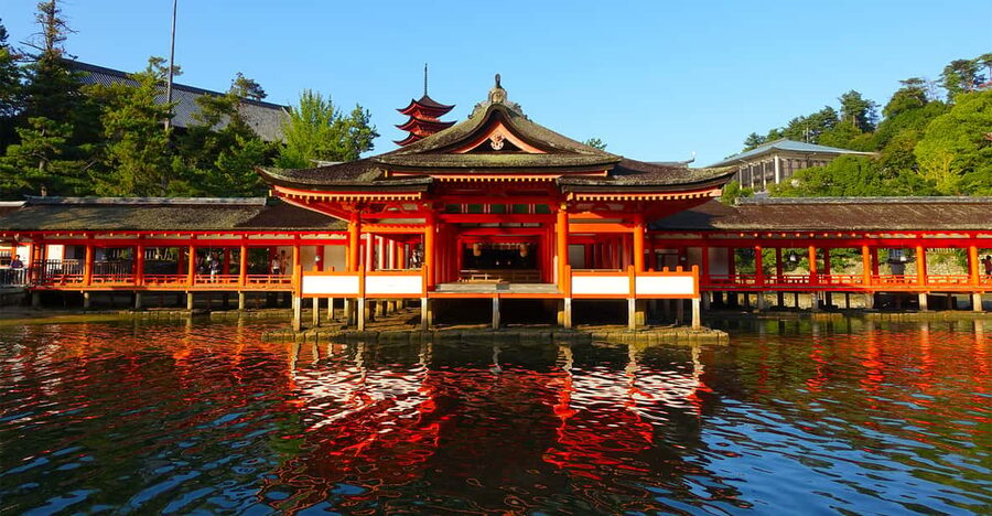 Hiroshima & Miyajima: Full-Day Private Tour & Licensed Guide - Taking the ferry to Miyajima