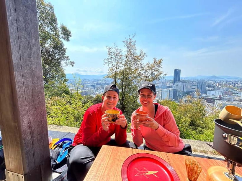 Hiroshima: Morning Hiking Tour with Open-air Tea Ceremony - Meeting your guide at Hiroshima Station