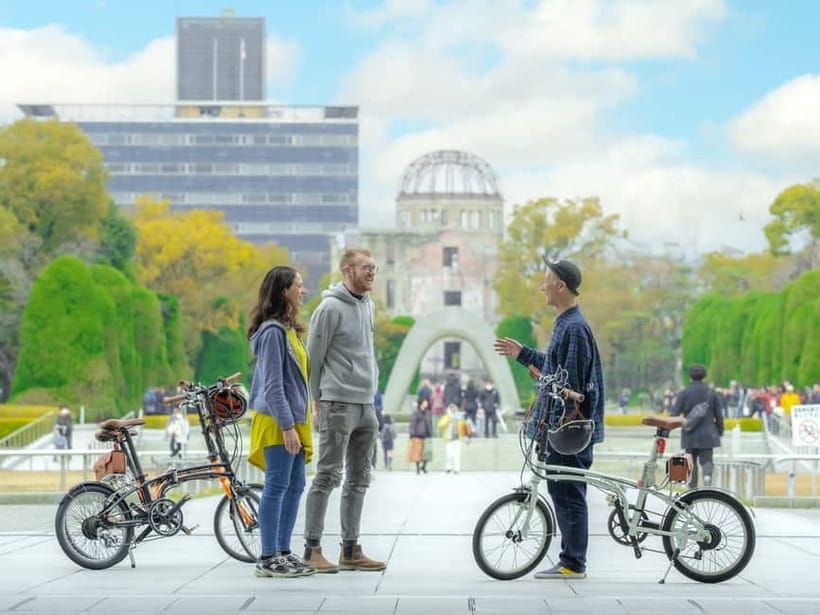 Hiroshima: Peace Cycling Tour with Local Guide - The two-hour route and the A-bombed streetcars