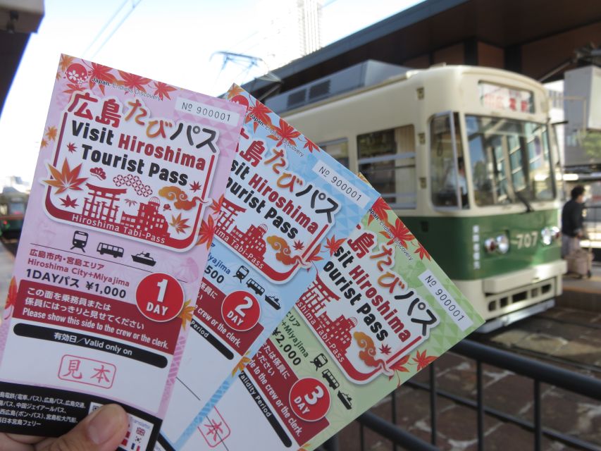 Hiroshima:Visit Tourist Pass(1, 2, 3day and 3day middlearea) - Reaching the Atomic Bomb Dome by tram