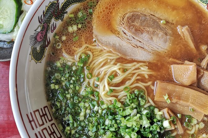 Home style Ramen and Homemade Gyoza in Kyoto - Cucumber pickles and the meal at the end