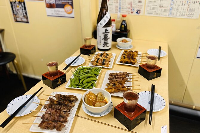 Japanese Food Experience Night Tour in Ueno - Drinks, sake, and the rhythm of the evening
