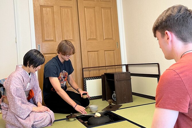 Japanese Tea Ceremony at Private Home in Yokohama, suburban Tokyo - Making two bowls of matcha yourself