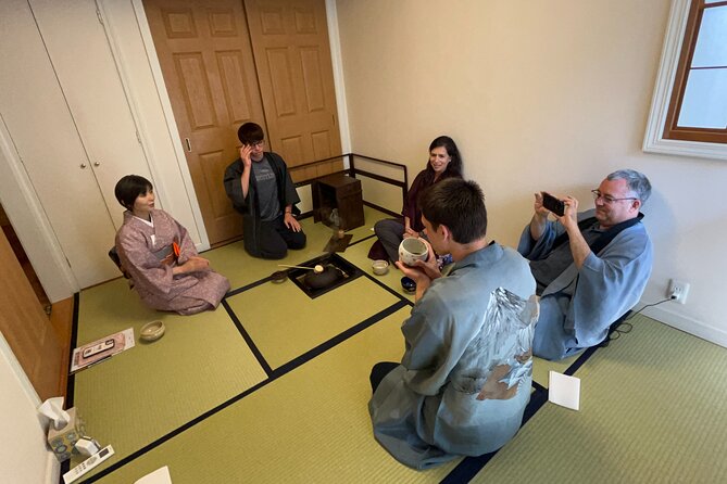 Japanese Tea Ceremony at Private Home in Yokohama, suburban Tokyo - Seasonal wagashi gives the class its calendar