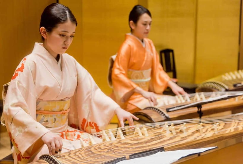 Japanese Traditional Music Show in Tokyo - The instruments you will hear up close
