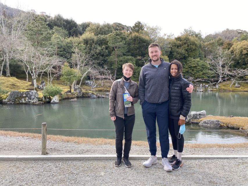 Kyoto: Afternoon Bamboo Forest and Monkey Park Bike Tour - Togetsukyo Bridge and the river scenery