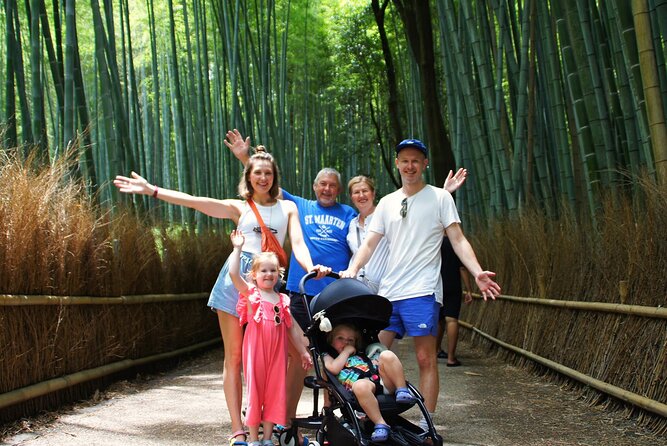 Kyoto: Arashiyama Bamboo Forest, Monkeys, Matcha & Temple Tour - The bamboo grove, with practical expectations