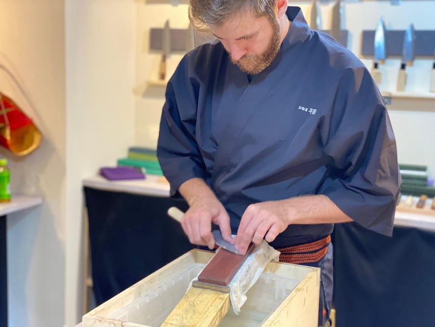 Kyoto: Beginner Knife Sharpening & Handle Fitting Workshop - Choosing between Santoku, Deba, and Yanagi