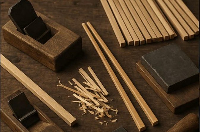 Kyoto : Chopsticks Making Workshop in Gion with Engraving Option - Sanding and Oiling the Finished Pair