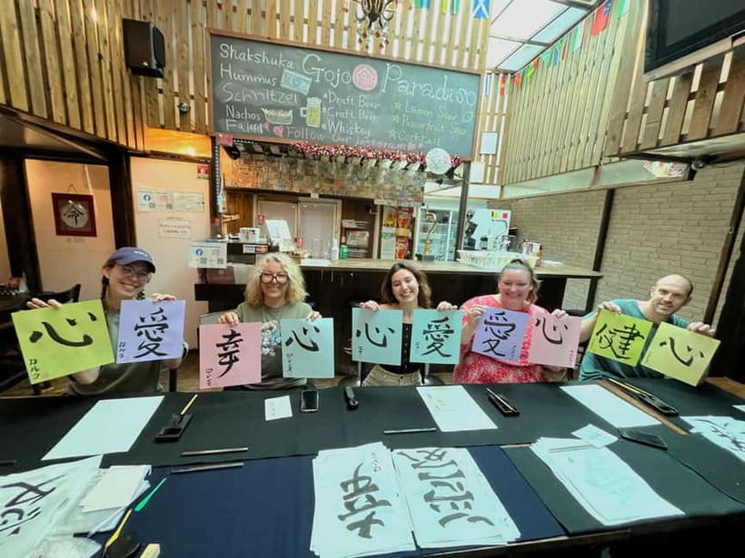 Kyoto: Japanese Calligraphy Workshop - Writing your name in kanji