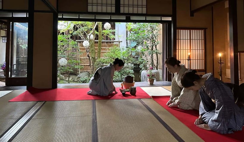 Kyoto: Kimono and Tea Ceremony Experience at Cultural Asset - Photographing the Machiya Rooms and Gardens