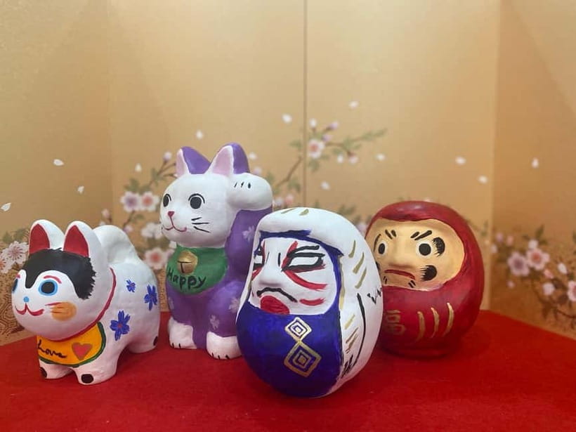 Kyoto: Make Your Own "Daruma" Craft & Painting Workshop - Painting your own Kyoto souvenir