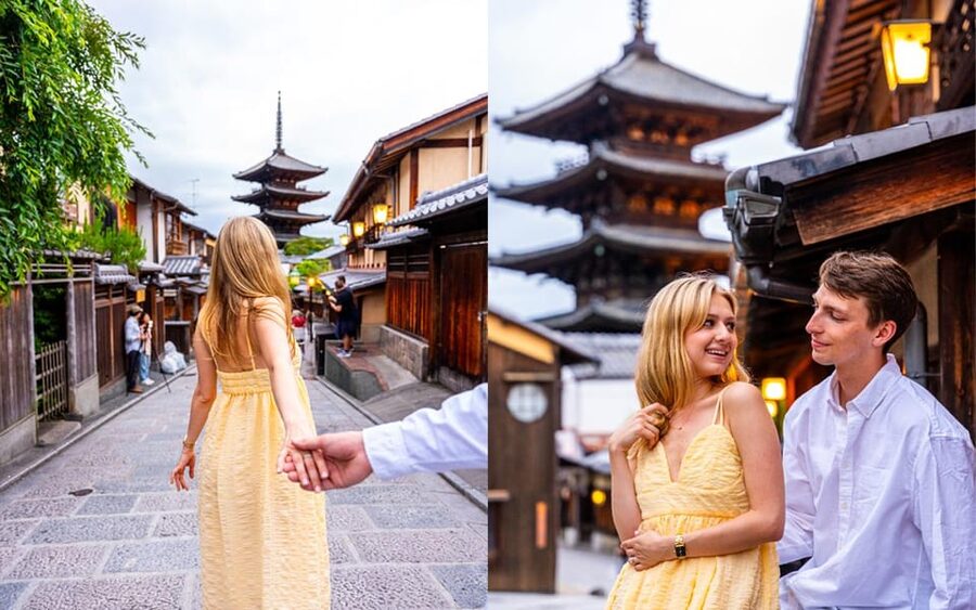 Kyoto: Private Gion District Photoshoot Experience - Hōkan-ji Temple and its famous pagoda