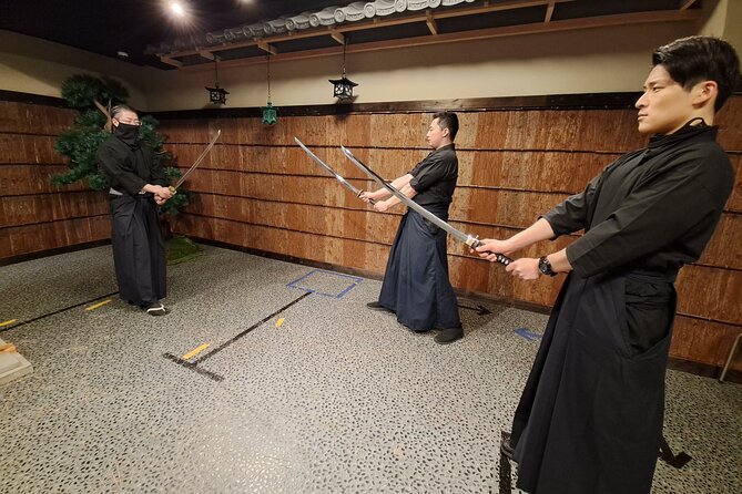 Kyoto Sword Experience - includes Museum Ticket/Ninja Experience - Ninja stars, armor photos, and the playful finish