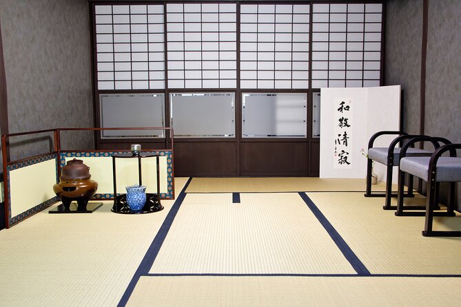 KYOTO Tea Ceremony with kimono near by Imamiya Jinjya Shrine - Preparing your own bowl of tea