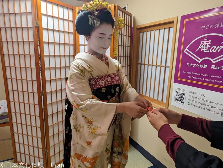 Kyoto: Tea Ceremony with Maiko Premium - Making Matcha and Eating Japanese Sweets
