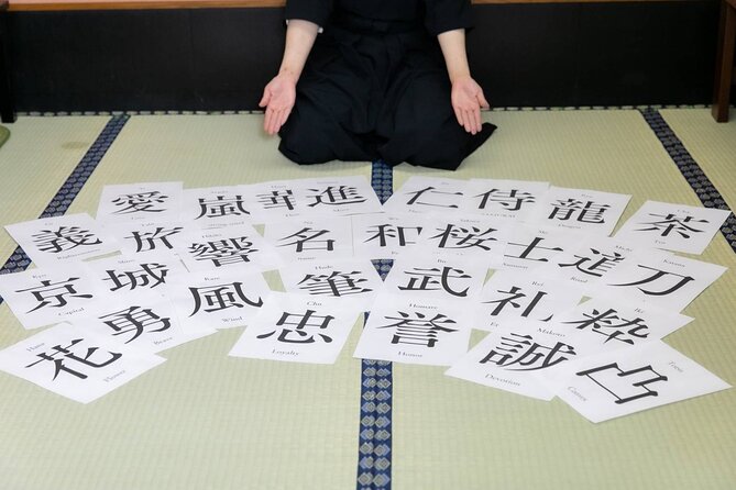 Learning Zen of Japanese Calligraphy in kimono near Osaka Castle - What this Osaka calligraphy class actually offers