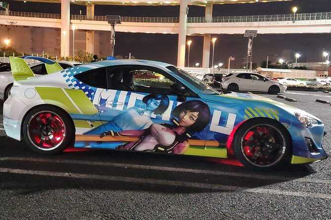 Luxury van Ride to famous car meet up spot Daikoku - Crossing Rainbow Bridge toward Odaiba
