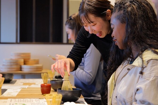 Matcha Making Class in Osaka with Authentic Japanese Sweets Set - A Calm Tea Break in Higashishinsaibashi