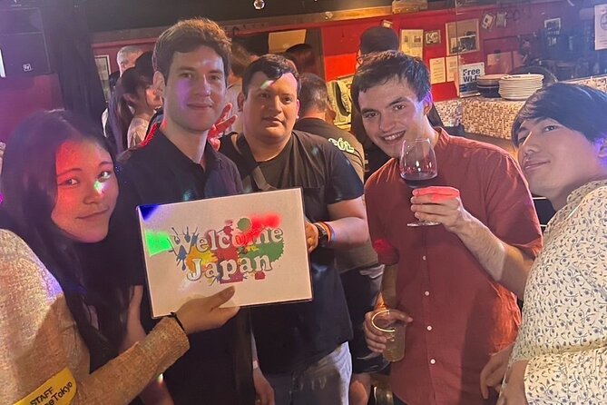 Meet Locals experience Fun Chat Drink Osaka International Party - Language exchange in small groups