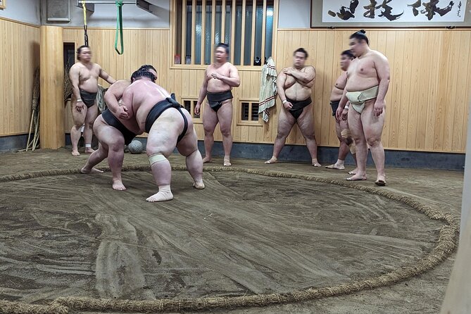 Morning Sumo Practice Viewing in Tokyo - The Photo Session and Possible Chanko Nabe