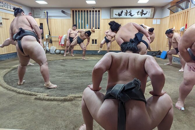 Morning Sumo Practice Viewing in Tokyo - Entering Naruto-beya in Sumida