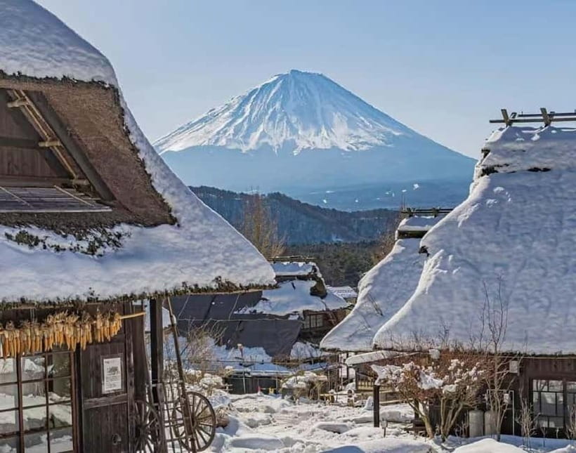 Mt. Fuji Heritage Tour: Traditional Villages, Lakes & Shrine - Lake Kawaguchi, Oishi Park, and seasonal color