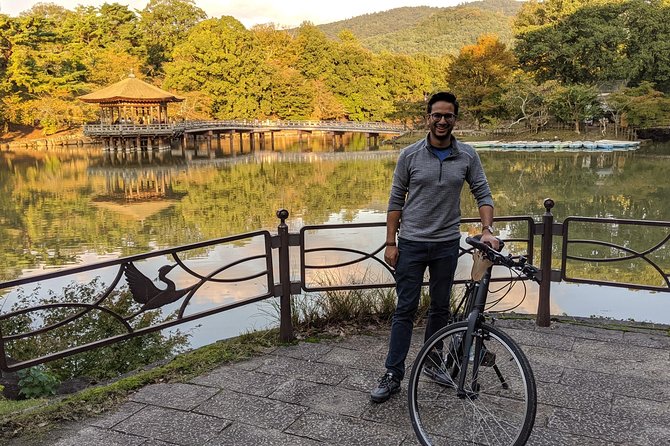 Nara - Highlights Bike Tour - Nara Park and the deer encounter