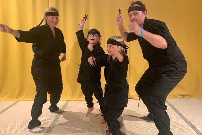 Ninja Experience (Family Friendly) at Samurai Ninja Museum TOKYO - Learning about ninja tools before trying them
